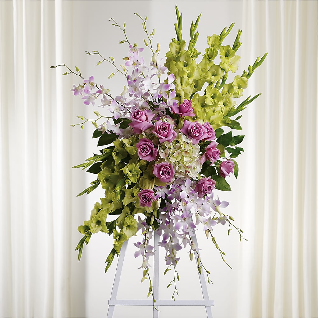Lasting Legacy Standing Spray – KELLEN'S FLORIST INC, Hobart IN