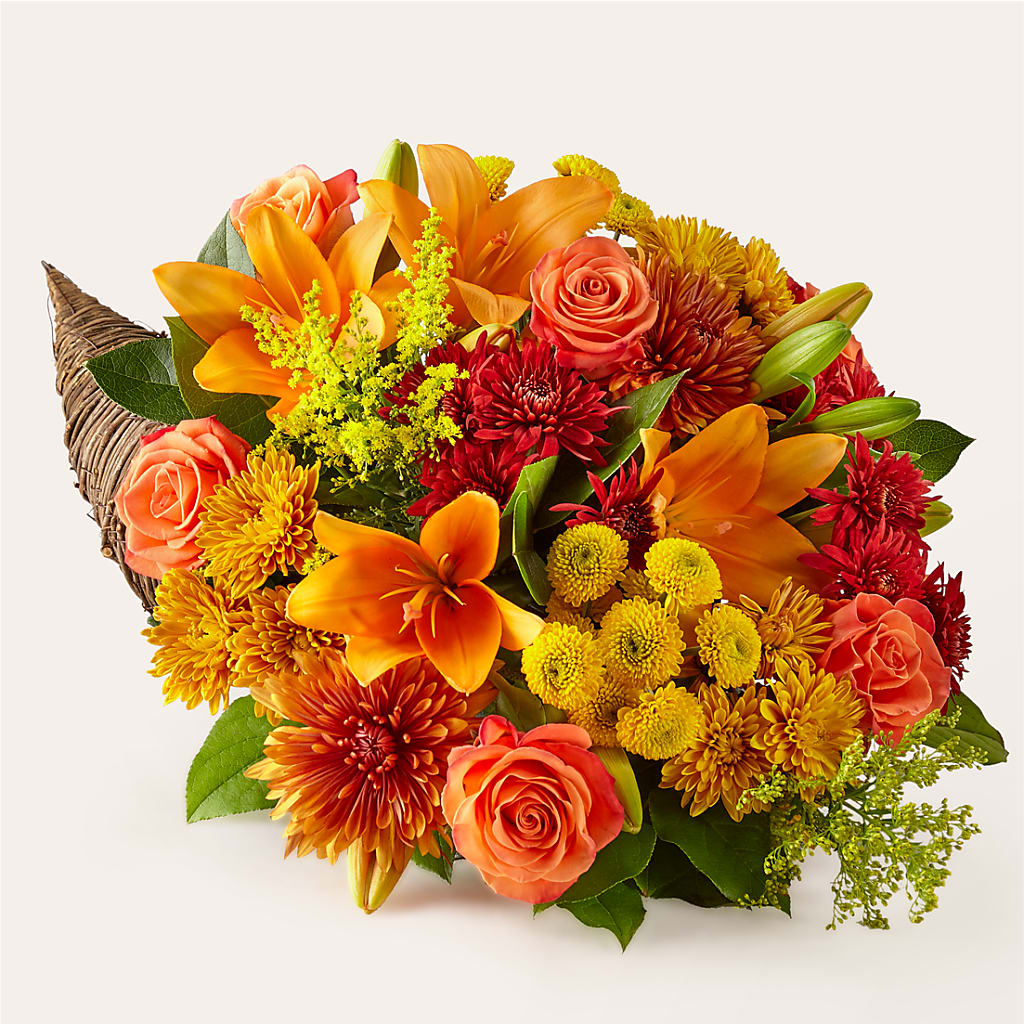 Feast of Color Cornucopia – KELLEN'S FLORIST INC, Hobart IN