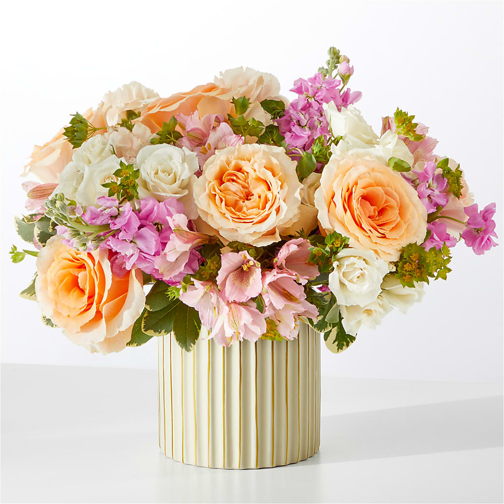 Paradise Bouquet with Ivory Vase – KELLEN'S FLORIST INC, Hobart IN