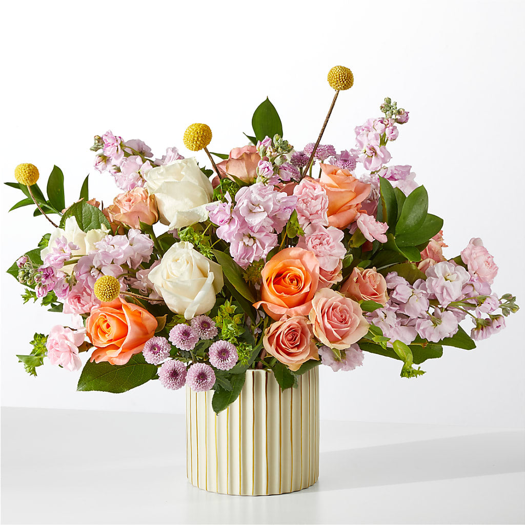 French Market Bouquet with Ivory Vase – KELLEN'S FLORIST INC, Hobart IN