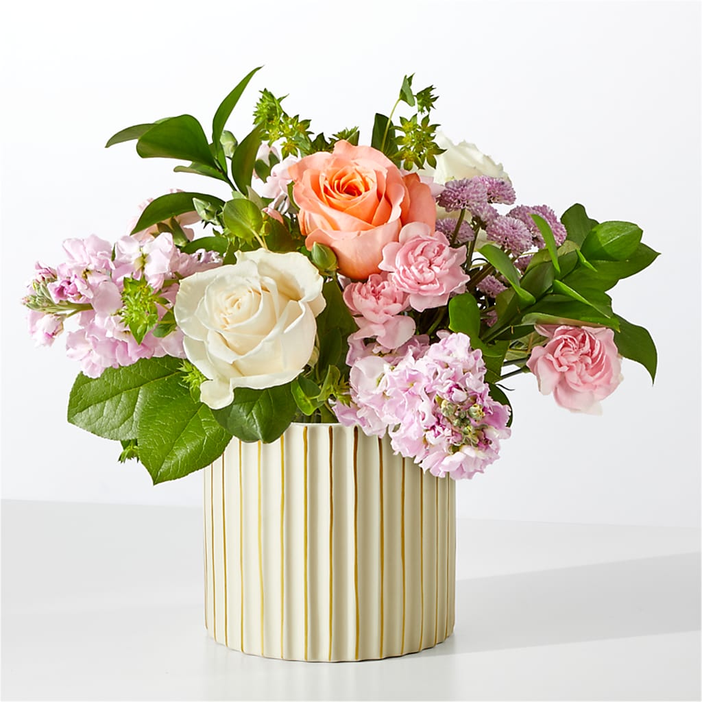 French Market Bouquet with Ivory Vase – KELLEN'S FLORIST INC, Hobart IN