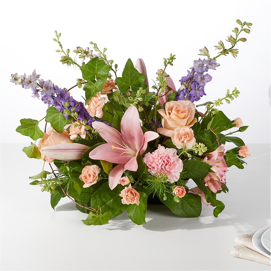 Blossom Time Centerpiece – KELLEN'S FLORIST INC, Hobart IN
