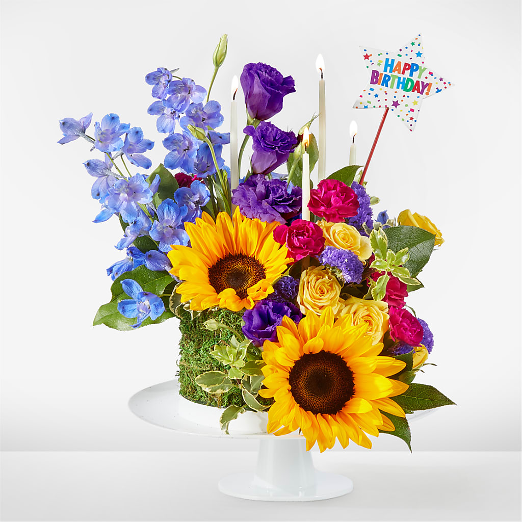 Star of the Day Floral Cake – KELLEN'S FLORIST INC, Hobart IN