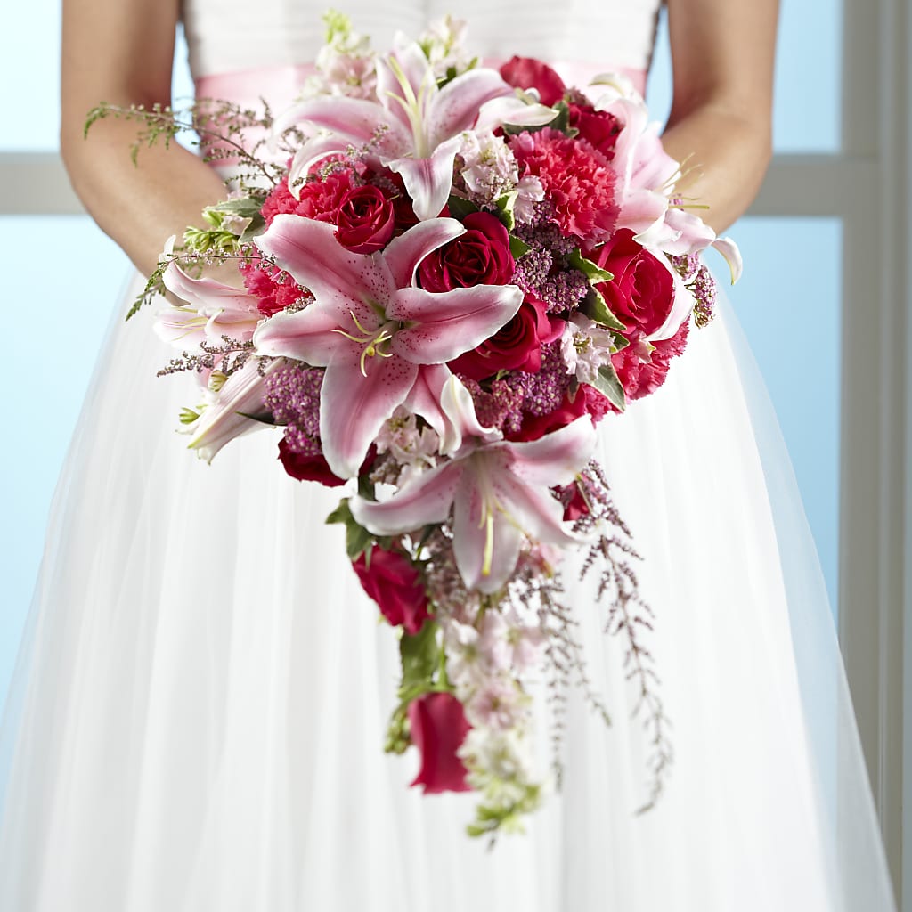 Lily & Rose Bouquet – KELLEN'S FLORIST INC, Hobart IN