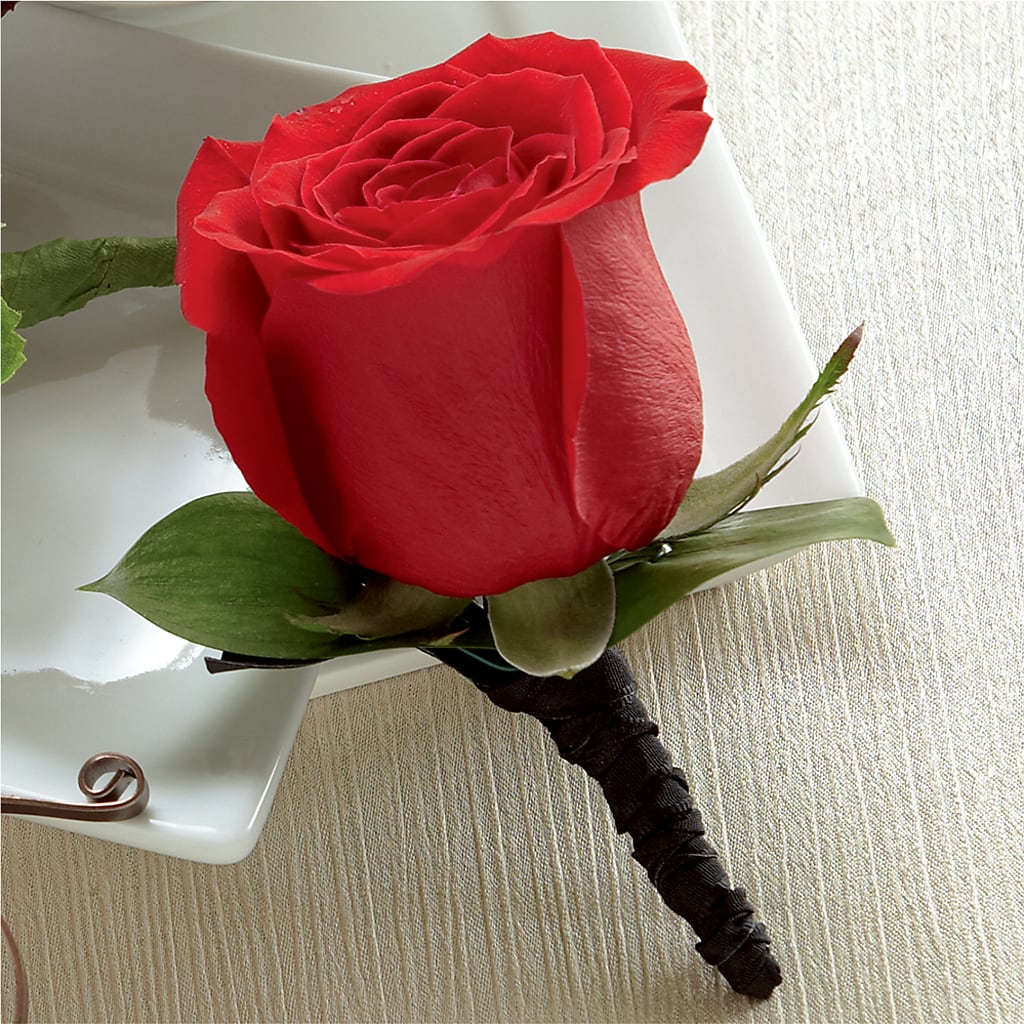 Red Rose Boutonniere – KELLEN'S FLORIST INC, Hobart IN