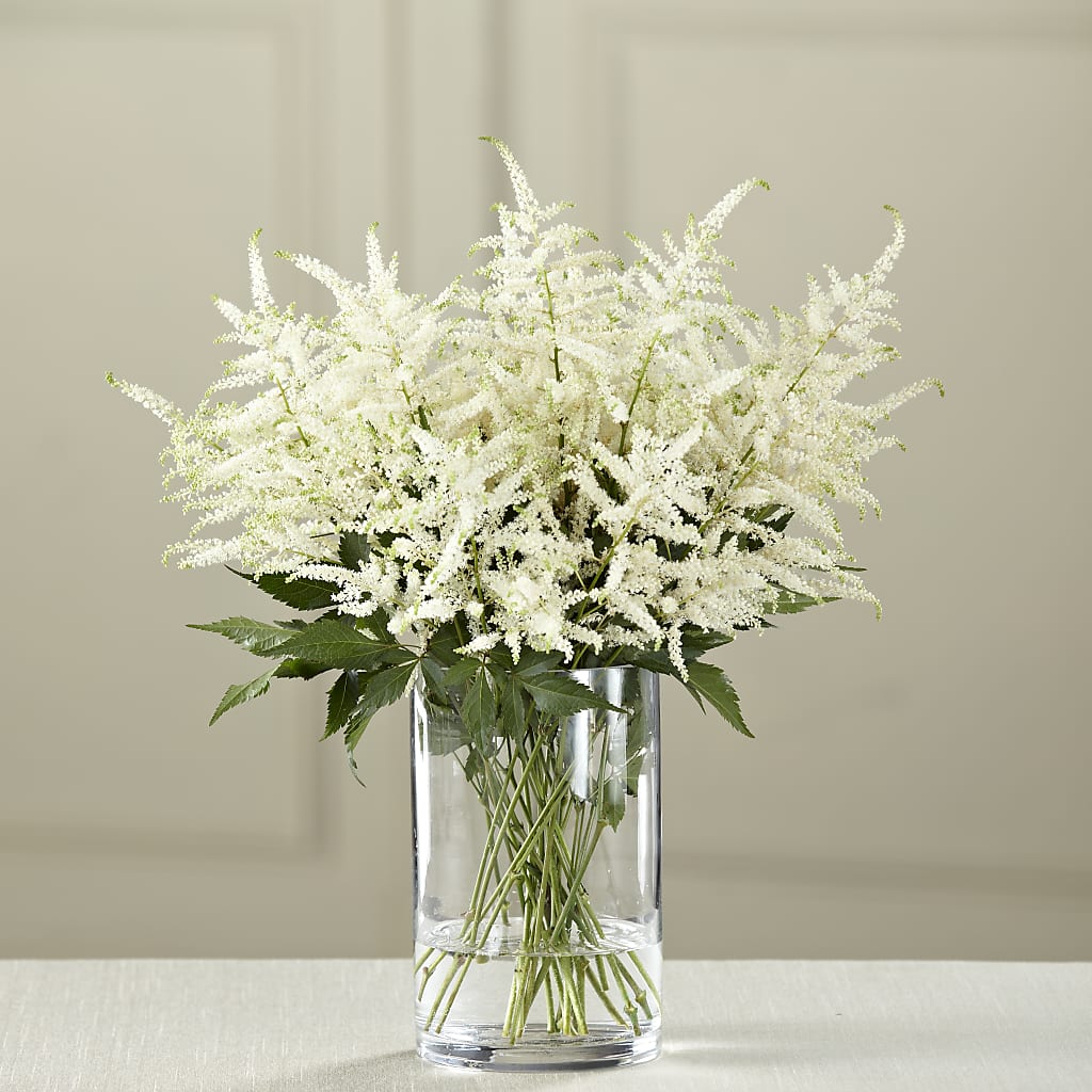 White Astilbe Bouquet – KELLEN'S FLORIST INC, Hobart IN