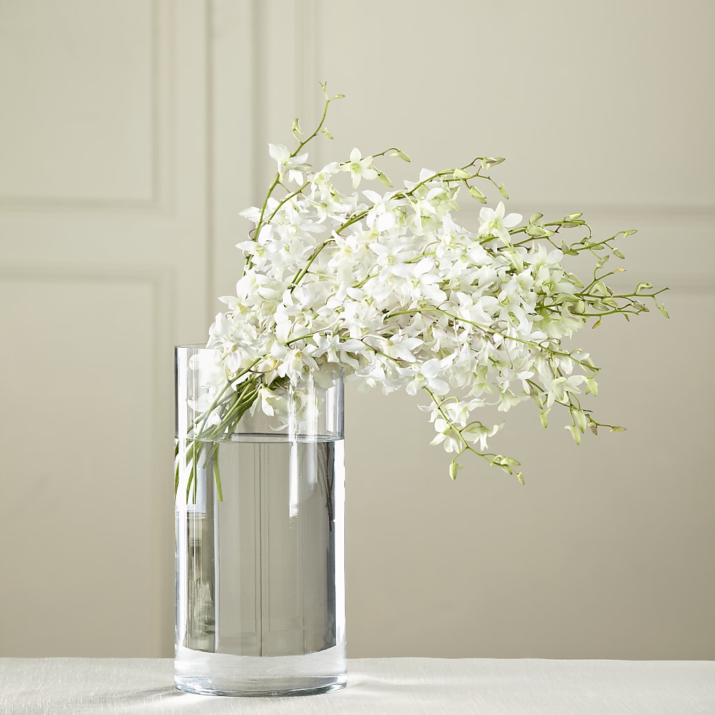 White Dendrobium Bouquet – KELLEN'S FLORIST INC, Hobart IN