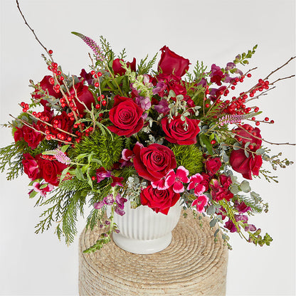 Big Red Bow Bouquet – KELLEN'S FLORIST INC, Hobart IN