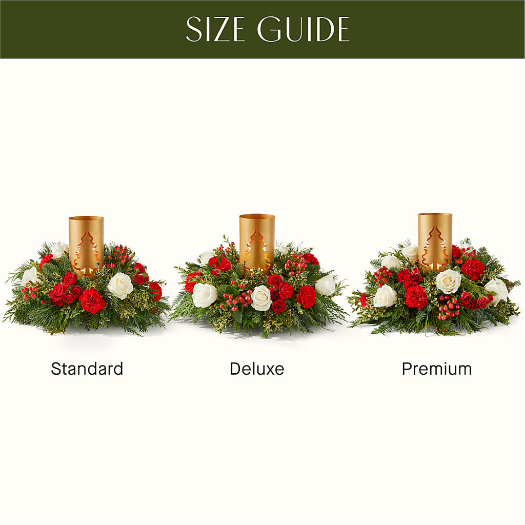 December Dreams Centerpiece – KELLEN'S FLORIST INC, Hobart IN
