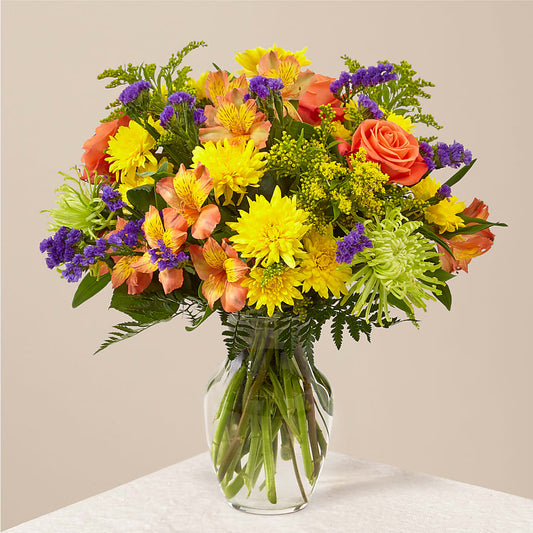 Marmalade Skies Bouquet – KELLEN'S FLORIST INC, Hobart IN