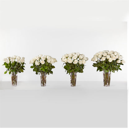 Long Stem White Rose Bouquet – KELLEN'S FLORIST INC, Hobart IN
