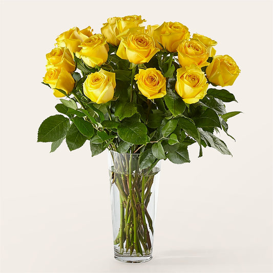 Long Stem Yellow Rose Bouquet – KELLEN'S FLORIST INC, Hobart IN