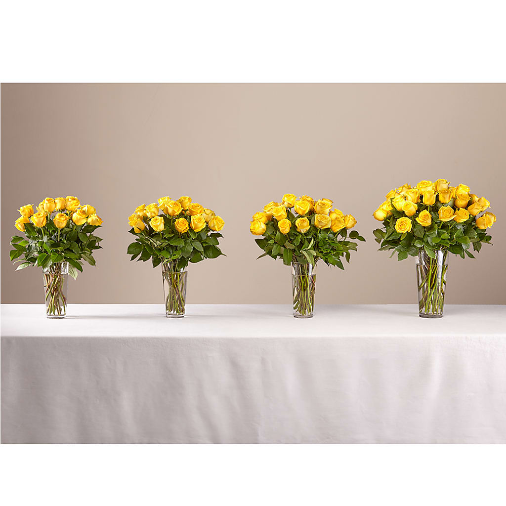 Long Stem Yellow Rose Bouquet – KELLEN'S FLORIST INC, Hobart IN
