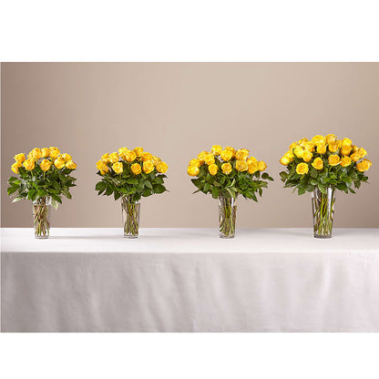 Long Stem Yellow Rose Bouquet – KELLEN'S FLORIST INC, Hobart IN