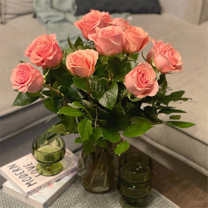 Long Stem Pink Rose Bouquet – KELLEN'S FLORIST INC, Hobart IN