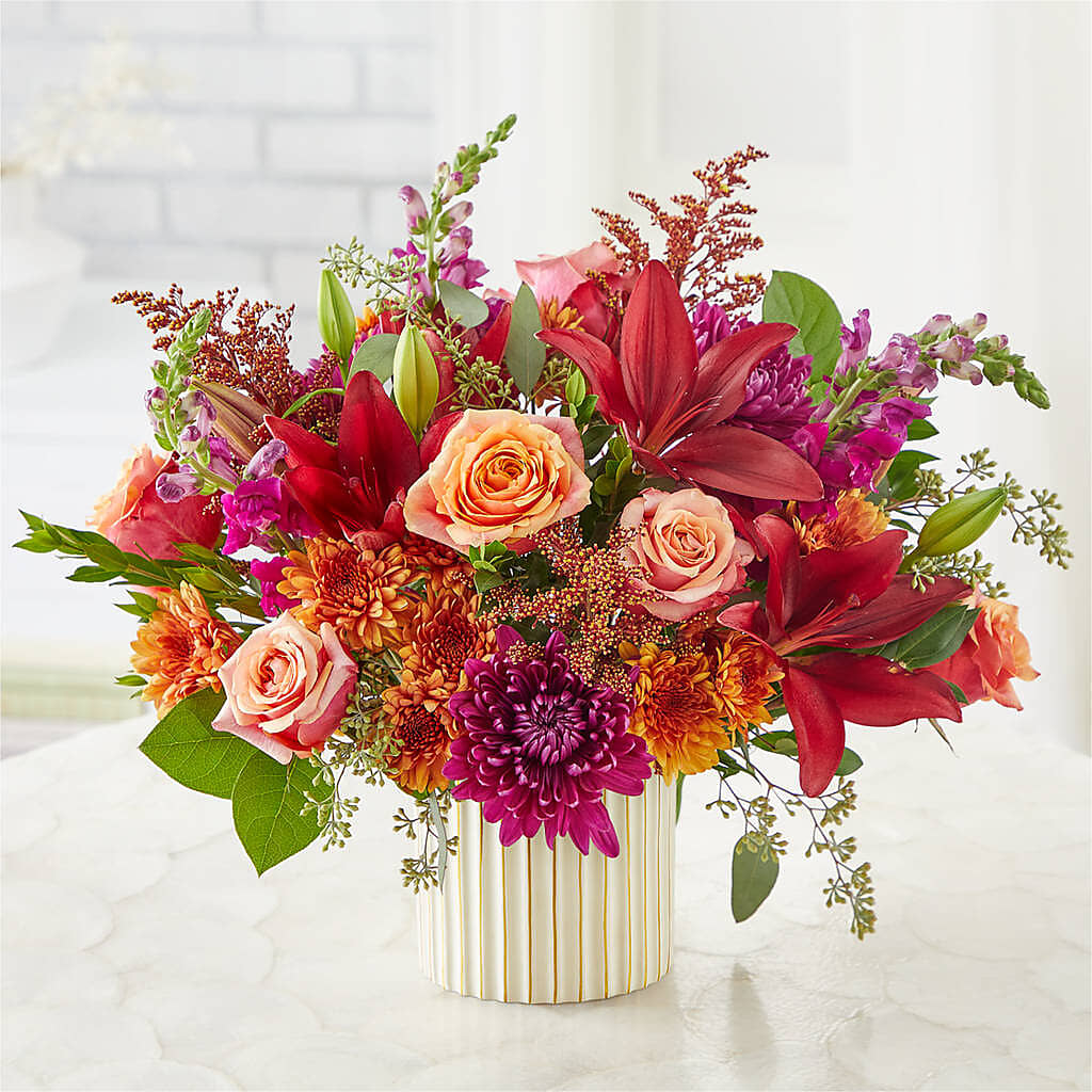 Burgundy Landscape Bouquet – KELLEN'S FLORIST INC, Hobart IN