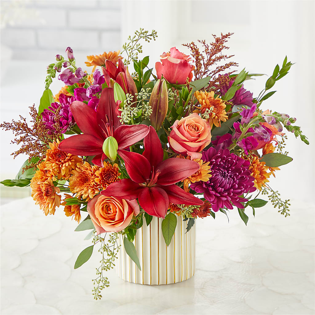 Burgundy Landscape Bouquet – KELLEN'S FLORIST INC, Hobart IN