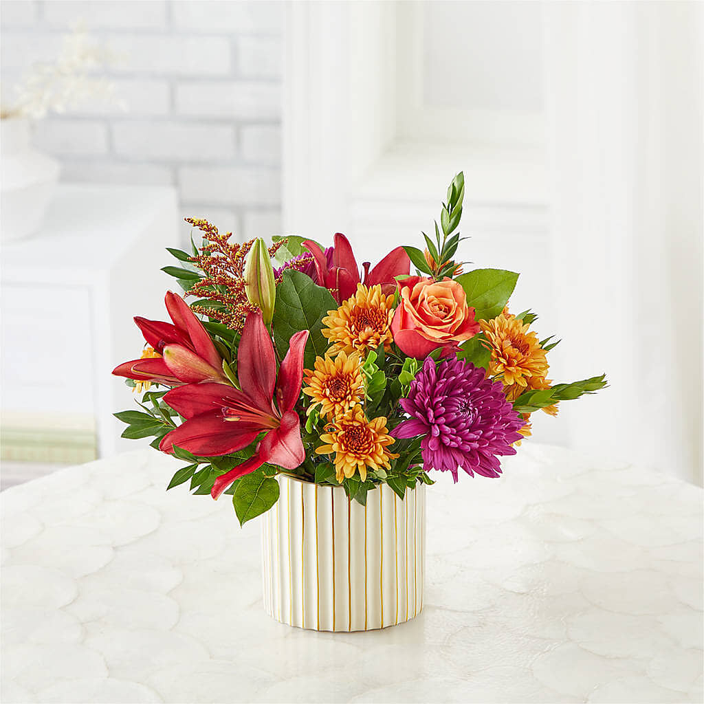 Burgundy Landscape Bouquet – KELLEN'S FLORIST INC, Hobart IN