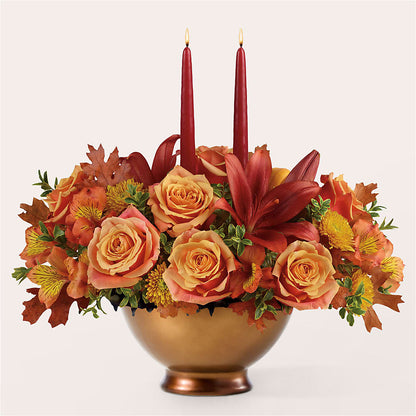 Harvest Table Centerpiece – KELLEN'S FLORIST INC, Hobart IN