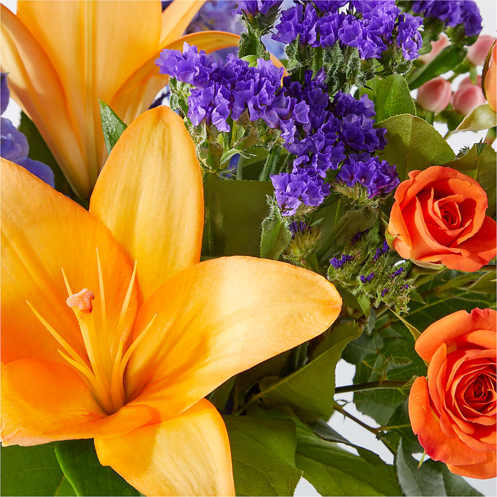 Radiant Citrus Bouquet – KELLEN'S FLORIST INC, Hobart IN