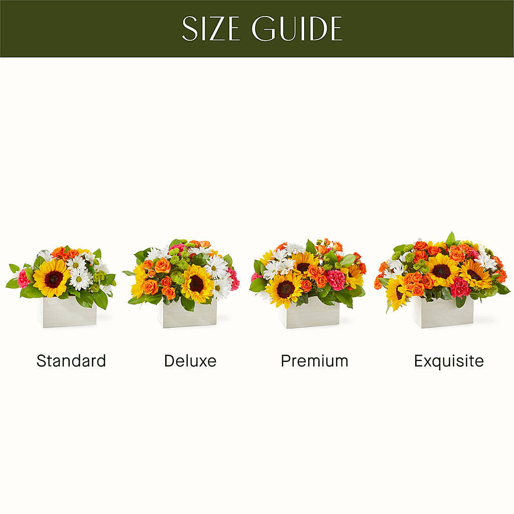 Sun-drenched Blooms Box Bouquet – KELLEN'S FLORIST INC, Hobart IN