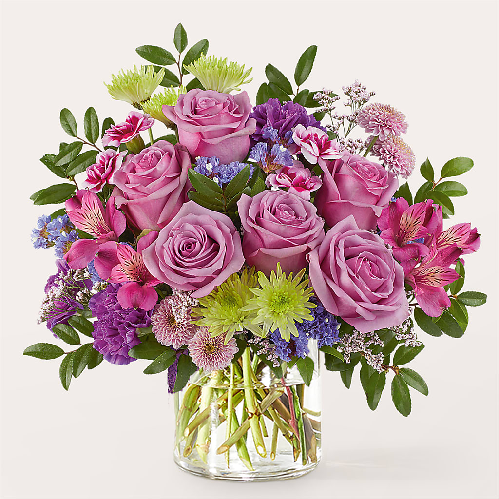 Glass Half Full Bouquet – KELLEN'S FLORIST INC, Hobart IN
