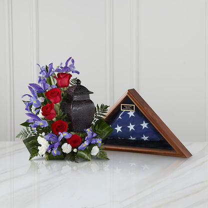 Patriotic Tribute Arrangement – KELLEN'S FLORIST INC, Hobart IN