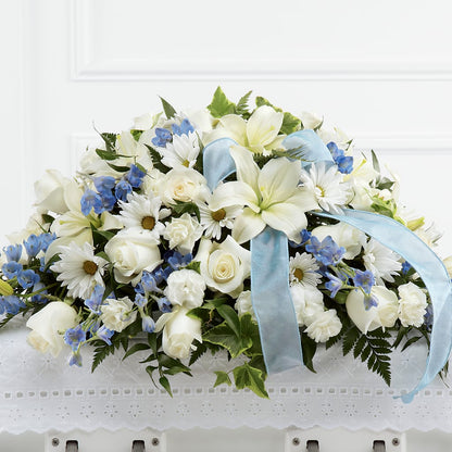 Tender Treasure Casket Spray – KELLEN'S FLORIST INC, Hobart IN