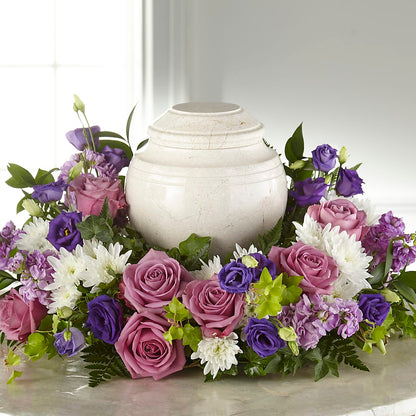 Blooming Sympathy Cremation Adornment – KELLEN'S FLORIST INC, Hobart IN