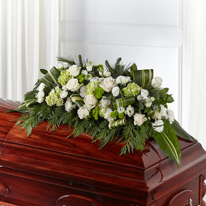 Hopeful Gesture Casket Spray – KELLEN'S FLORIST INC, Hobart IN