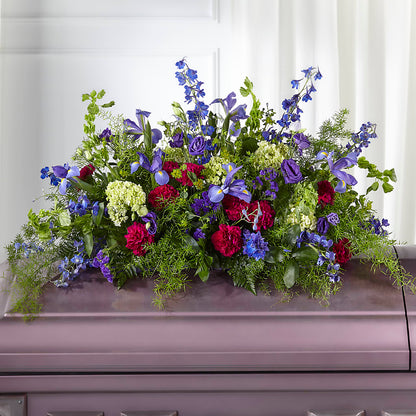 Always Treasured Casket Spray – KELLEN'S FLORIST INC, Hobart IN