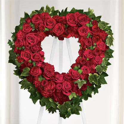 Wholehearted Standing Spray – KELLEN'S FLORIST INC, Hobart IN