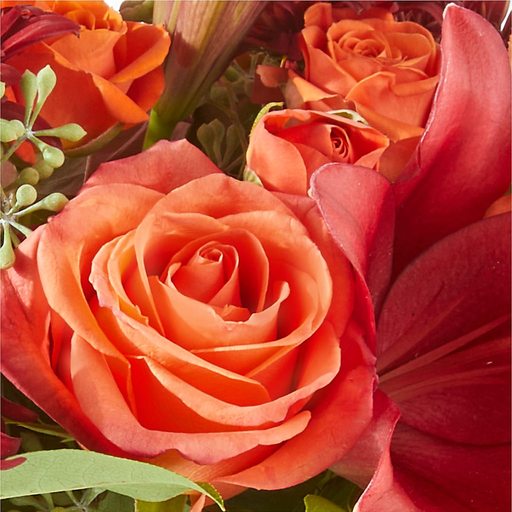 Crimson Leaves Bouquet – KELLEN'S FLORIST INC, Hobart IN