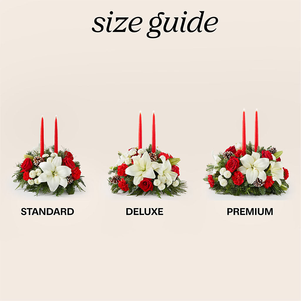Seasonal Festivities Centerpiece – KELLEN'S FLORIST INC, Hobart IN