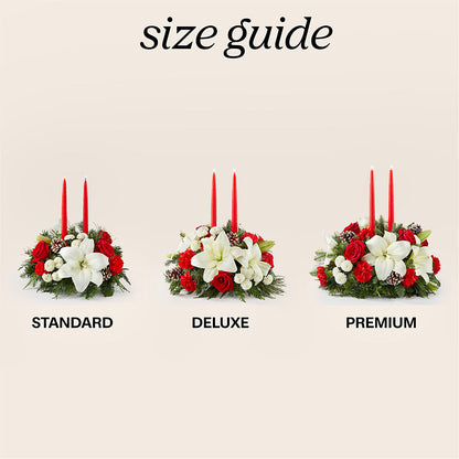 Seasonal Festivities Centerpiece – KELLEN'S FLORIST INC, Hobart IN