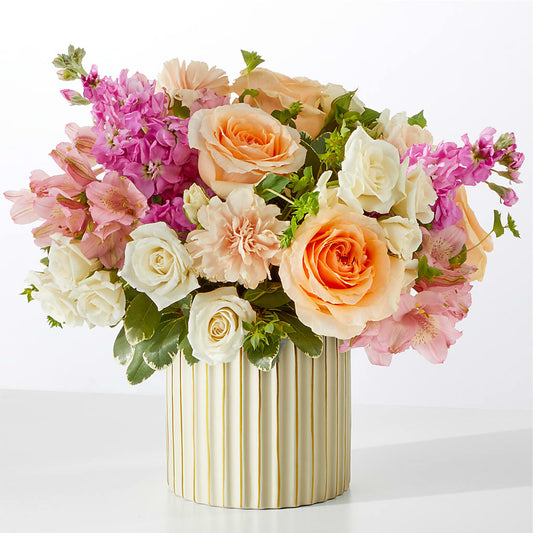 Paradise Bouquet with Ivory Vase – KELLEN'S FLORIST INC, Hobart IN