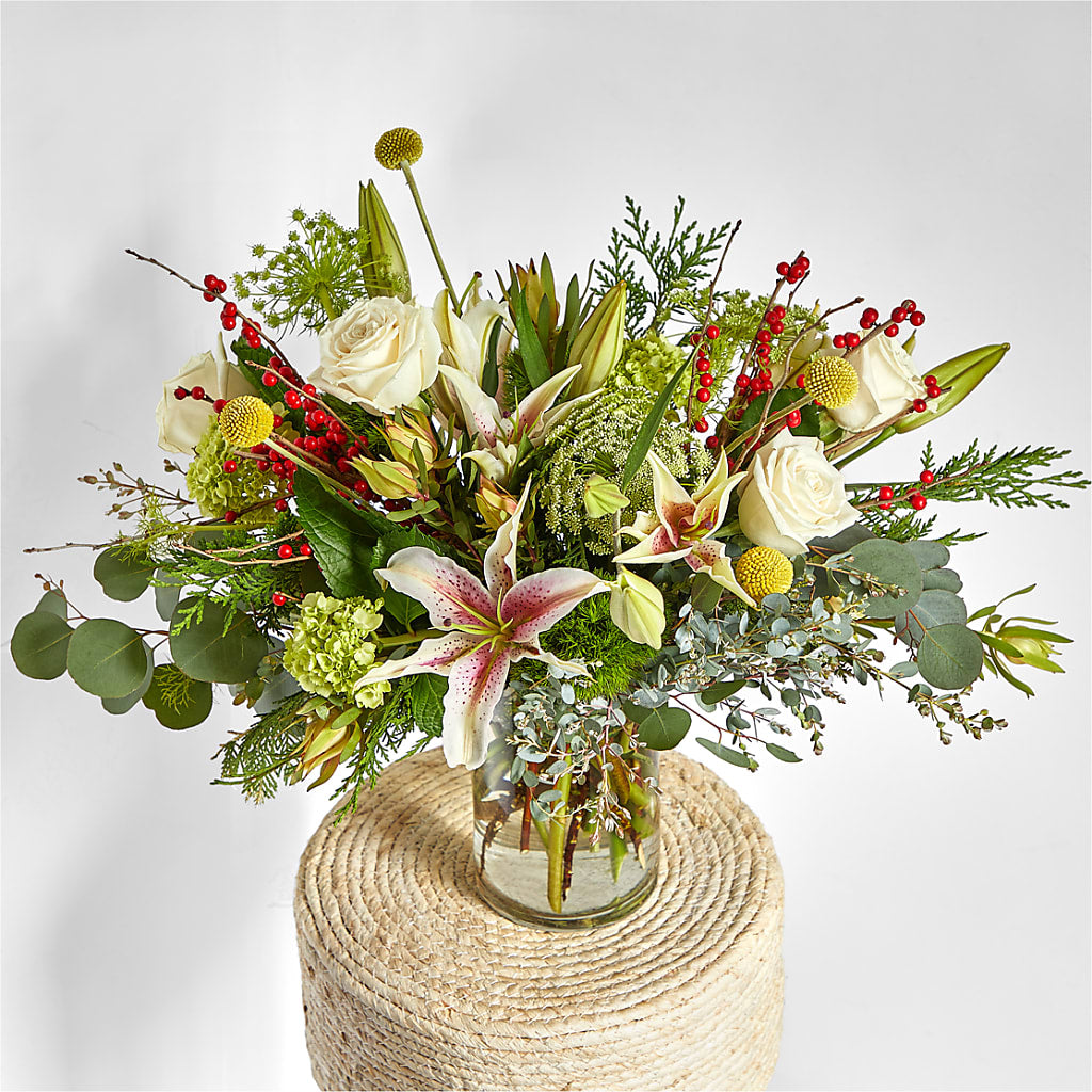 Berry & Bright Bouquet – KELLEN'S FLORIST INC, Hobart IN