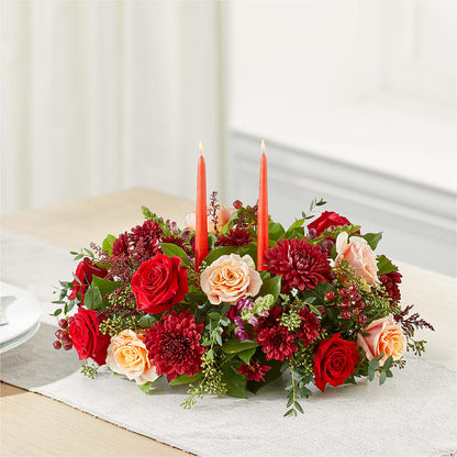 Most Thankful Centerpiece – KELLEN'S FLORIST INC, Hobart IN