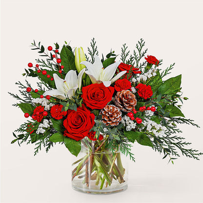 Best in Snow Bouquet – KELLEN'S FLORIST INC, Hobart IN