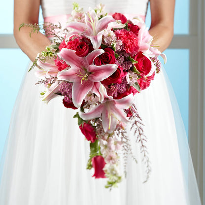 Lily & Rose Bouquet – KELLEN'S FLORIST INC, Hobart IN