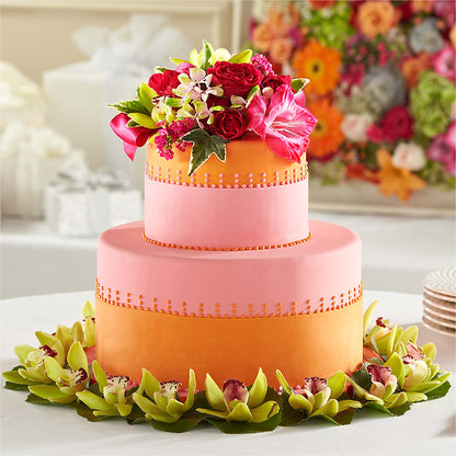 Sweet Citrus Cake Decor – KELLEN'S FLORIST INC, Hobart IN